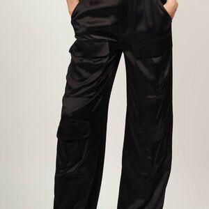 Equipment Women Ines Trouser in True Black size 6 NWT $350